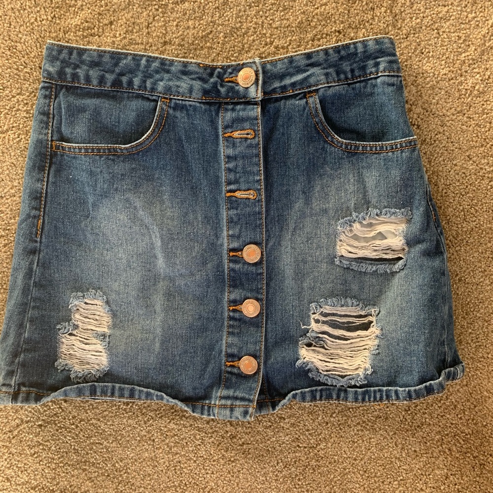 Jean skirt